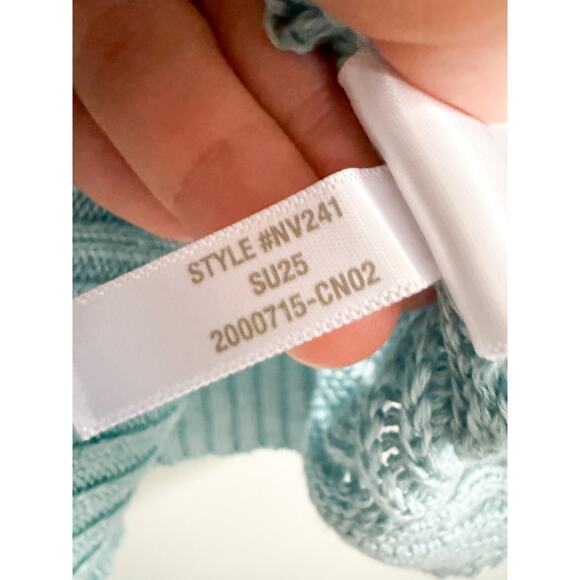 Madewell | Linen Sweater Tank in Dusty Aqua Blue | Sz XL - Picture 6 of 8